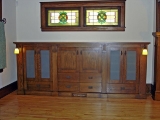 Arts & Crafts audio-visual cabinet