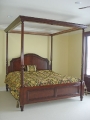 Cherry canopy bed