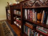 Grape leaf bookshelf