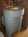 Contemporary grey vanity