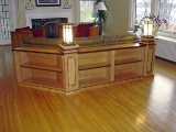 Sectional Arts & Crafts bookshelves