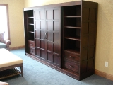 furniture sliding cabinet cabinetry door audio visual heirloom minneapolis woodworks