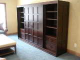 Sliding door media cabinet