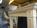 Oak mantel