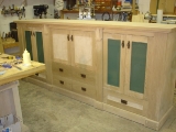 Arts & Crafts audio-visual cabinet