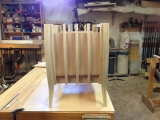 Curved nightstand