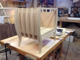 Curved nightstand