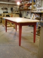 Tiger maple dining table