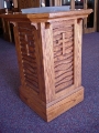 Red oak baptismal font
