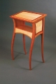 Curly maple & cherry dictionary stand