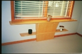 “Wing” display shelving