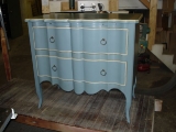 Blue & ivory dresser