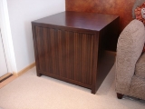 Ebony end table