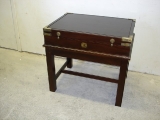 Mahogany chest / end table