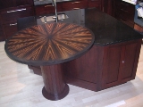 Ebony starburst table