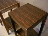 Ebony end table (detail)