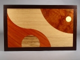 Marquetry cocktail table (detail)