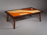 Marquetry cocktail table