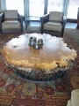 Oak burl table