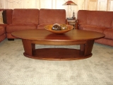 Walnut cocktail table