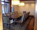 Walnut and ebony dining table 3