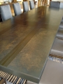 Walnut and ebony dining table 2